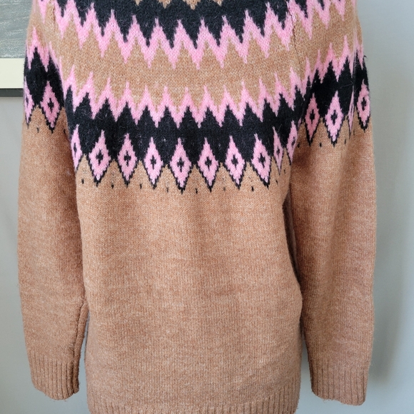 Aspen Fair‎ Isle Turtleneck Pullover Sweater  S - Picture 5 of 12